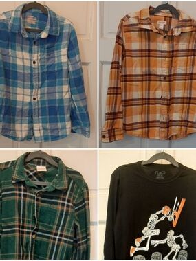 Lot Of Boys Long Sleeve Shirts Size M/8
